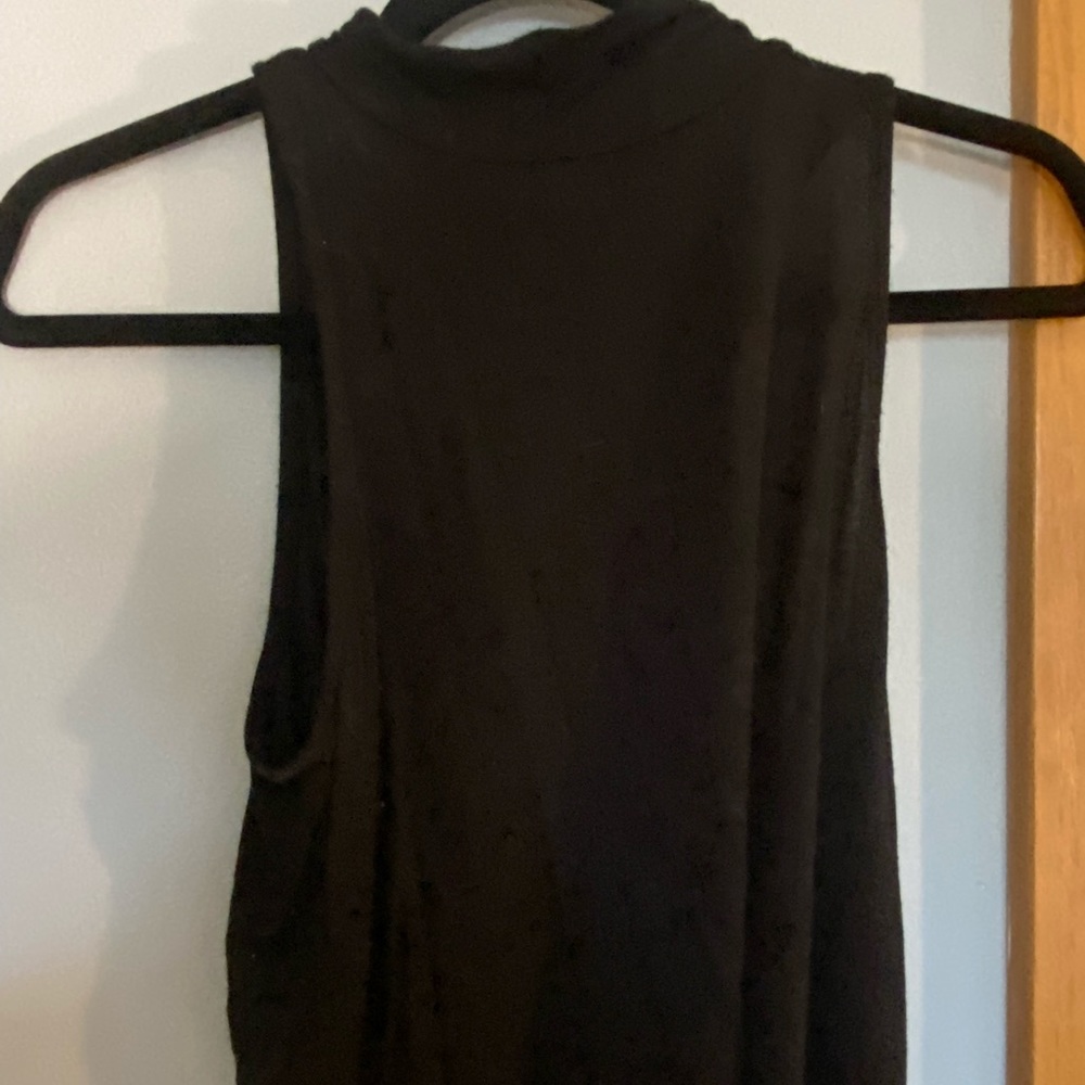Black tank top